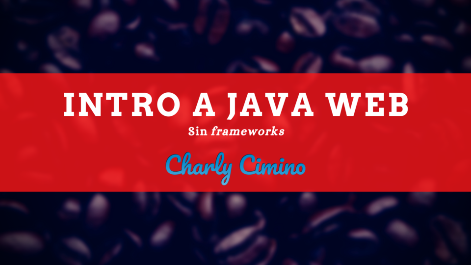 Portada de Intro a Java Web